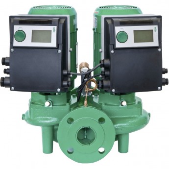 Циркуляционный насос с сухим ротором в исполнении INLINE с фланцевым соединением WILO VEROTWIN-DP-E 32/135-1,1/2-R1