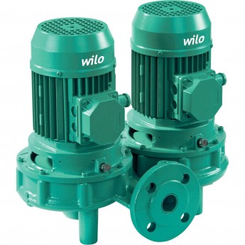 Циркуляционный насос с сухим ротором в исполнении INLINE с фланцевым соединением WILO VEROTWIN-DPL 80/155-7,5/2