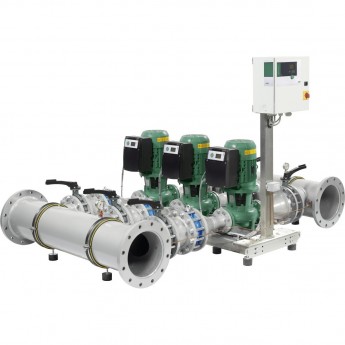 Высокоэффективная, автоматическая, готовая к подключению установка WILO SIFLUX 21-IL-E 50/180-7,5/2-SC-16-T4